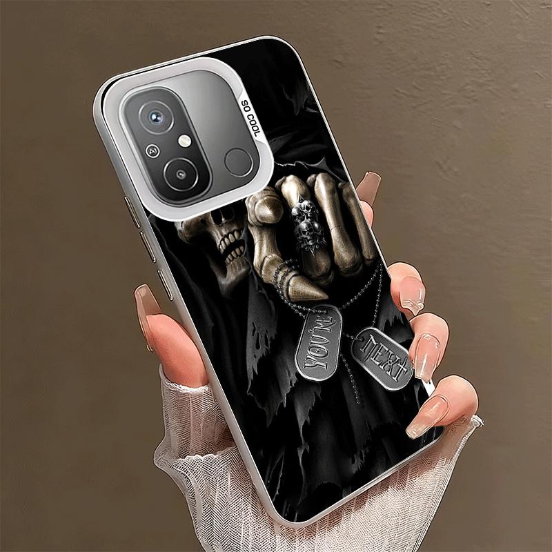 

Grim Reaper Skeleton Funny Style Soft Phone Case for Xiaomi Redmi 15C 15 14C 13C 12C Poco X5 X6 X7 Pro X3 F8 F7 Ultra M8 13 12 C Xiaomi Poco X3