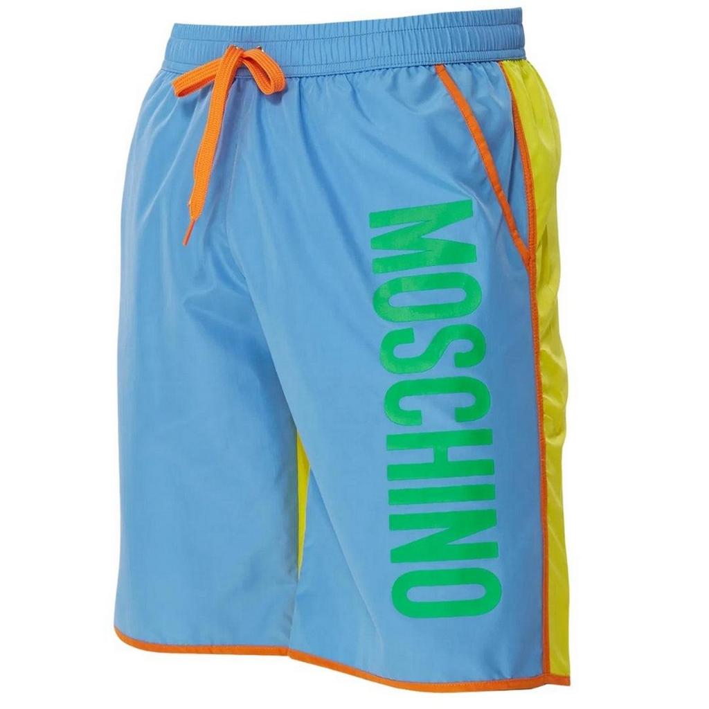 Moschino Mens Colour Block Swim Shorts