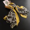 Winter Faux Cashmere Scarf Leopard Print Elegant Shawl Women Fashion All-Match