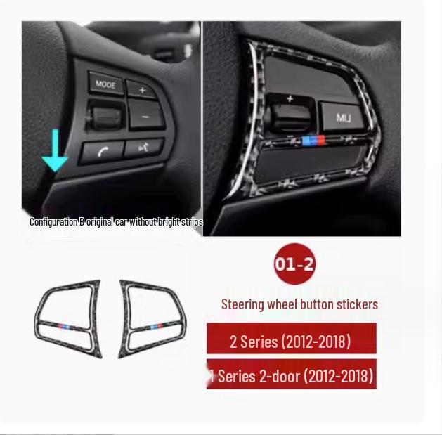 

BMW 1 & 2 Series F20/F21 Carbon Fiber Center Console & Gear Shift Trim