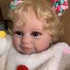 Bebe Reborn Doll Pelle verniciata 3D con vena, giocattolo in silicone da 60 cm per ragazza sorridente, realistica con corpo in tessuto
