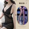 Sex Underwear Sexy Lace Hollow Backless Cross Suspender Mesh Nightdress Backless Clothing