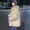 New Cotton Coat Men's Autumn and Winter Thickened Down Cotton Winter Bread Coat Couple's Cotton Coat Handsome Jacket