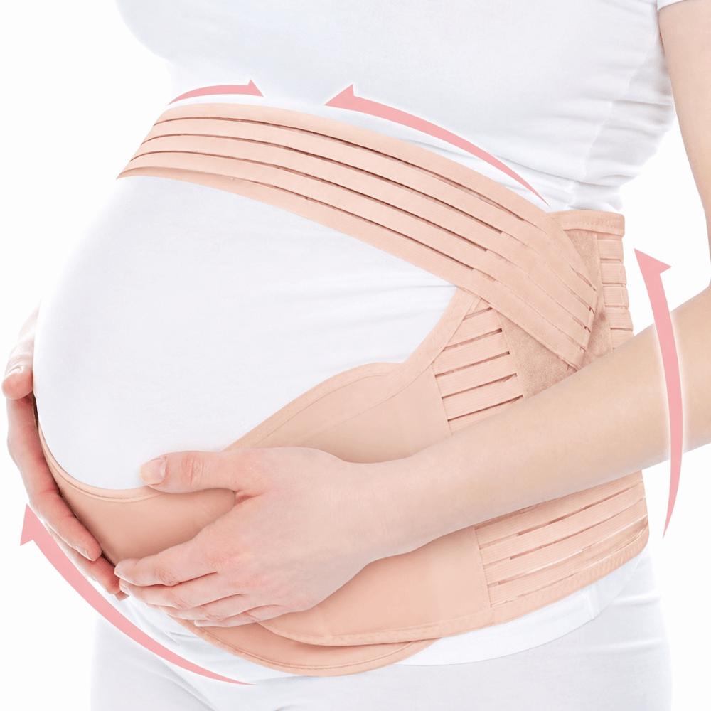 Breathable Pregnancy Belly Band Adjustable Waist Support Brace Waist Care S
