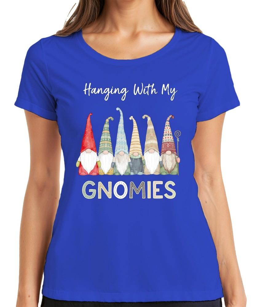 Hanging With My Gnomies Christmas Gnome Gnome Scandinavian Unisexs TShirt