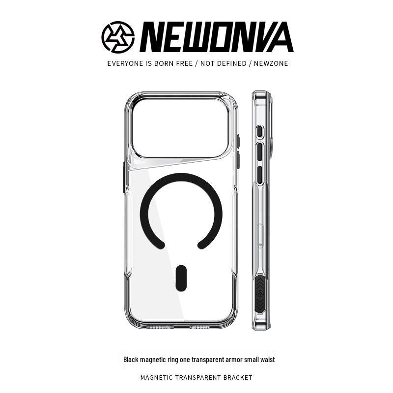 

iPhone 17 Pro Max Magnetic Case - Large Hole, Compatible with iPhone 13-16, Transparent Protective Cover with Slim Profile. 13 Pro Max