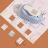 Rectangle Postage Stamp Punch Lever Action Craft Punch For Paper Crafting Scrapbooking Various Materials Punching Tool Embosser
