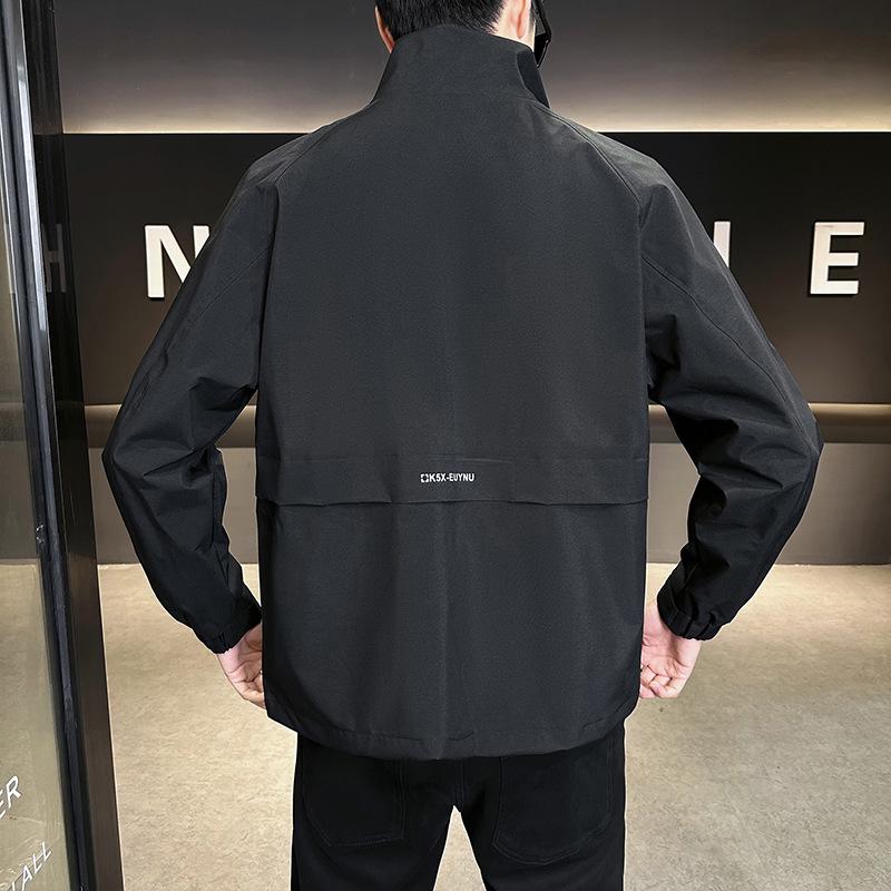 2025 Men's Casual Korean Style Trendy Jacket - Breathable & Comfortable for Spring and Autumn