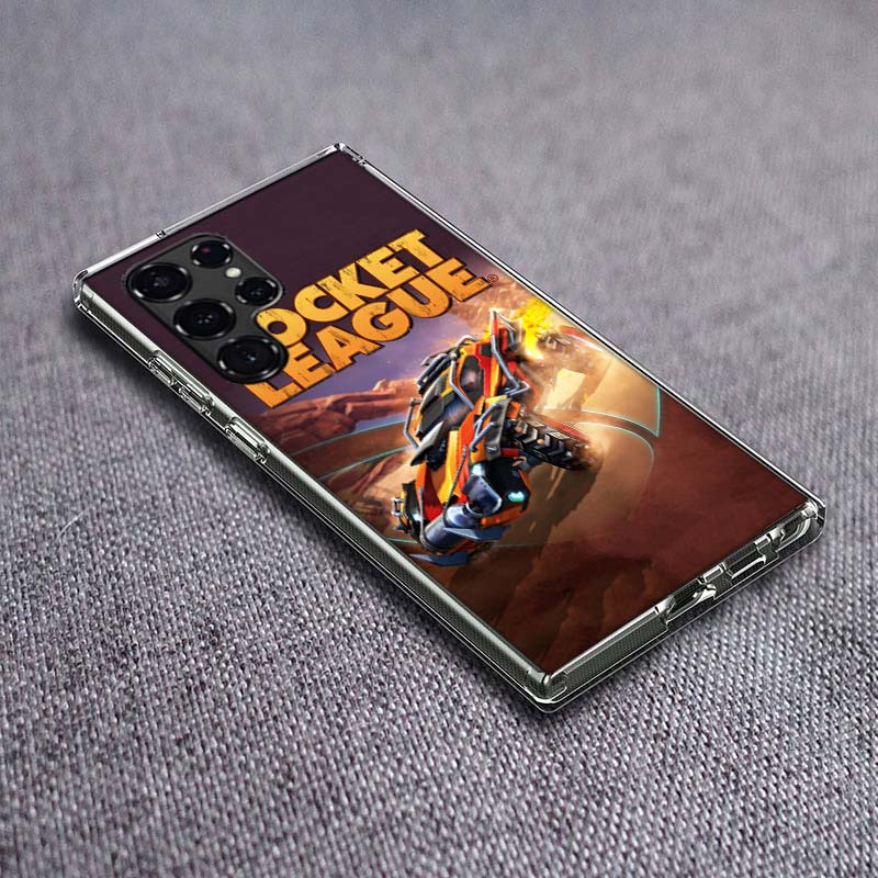 

R-Rocket L-League Game Phone Case For Samsung Galaxy S24 S23 S21 S20 FE S22 S26 Ultra S25 Edge S10 Plus Cover Clear TPU Capa She Samsung S24 FE