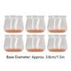 24PCS Chair Leg Floor Protectors TPR Felt Bottom Non Slip Reduce Noise Furniture Leg Pads for Hardwood Floors
