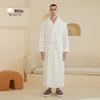 2022 Autumn/Winter Luxury Double-layer Flannel Nightgown - Men's Long Large Size & Women's Jacquard Bathrobe Set