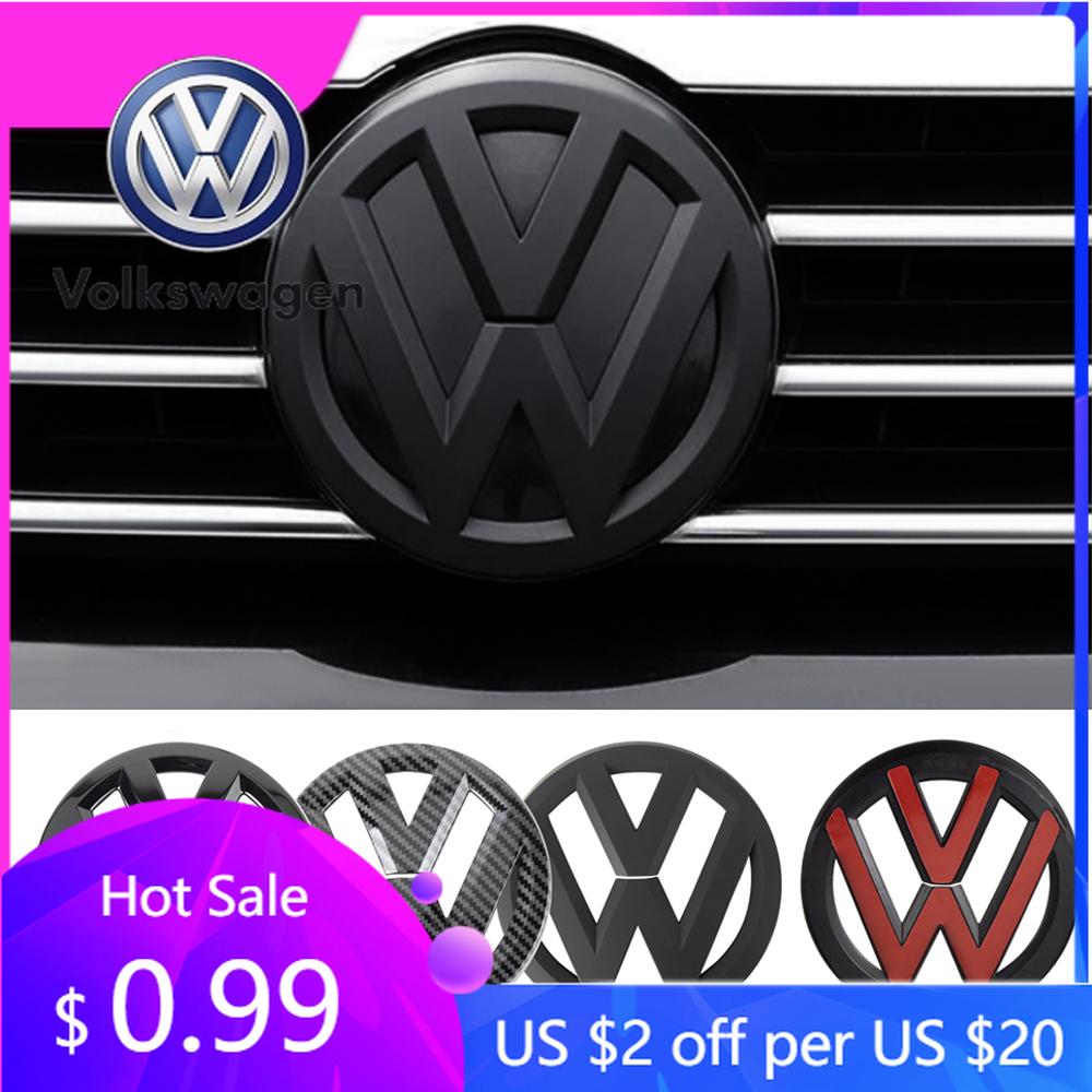 For VW Volkswagen Jetta MK5 Golf 1/2PCS Car Original Front Grille Badge Cover Trunk Lid Sticker for Volkswagen VW Golf 4 5 6 7 8
