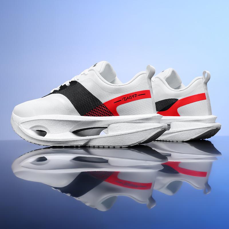 

2025 spring new ultra-light and breathable professional marathon real explosion + carbon board sports running shoes for men and women 34