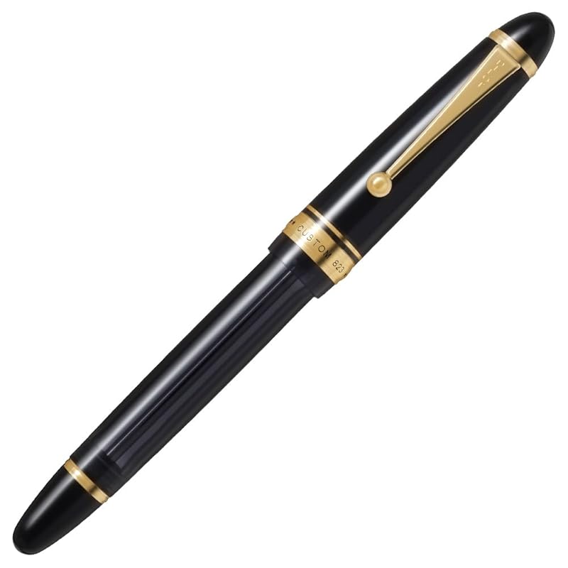 

fountain pen Custom 823 (plunger type) Fine print [transparent black axis] FKK3MRPTBF