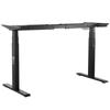 Electric Standing Desk Frame Dual Motor Adjustable 65-129 Cm H Black