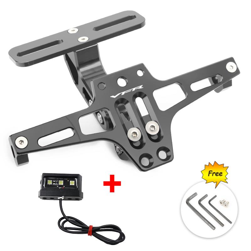 Pentru HONDA VFR 800 1200x VFR750 VFR800X VFR800F Motocicletă Reglabil Spate Coadă Curată Suport Placă de Înmatriculare Suport Lumină LED