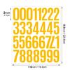 2-inch Digital Sticker Cut Die Self-adhesive Vinyl Vinyl Sticker Waterproof Number Identification Classification Digital Sticker