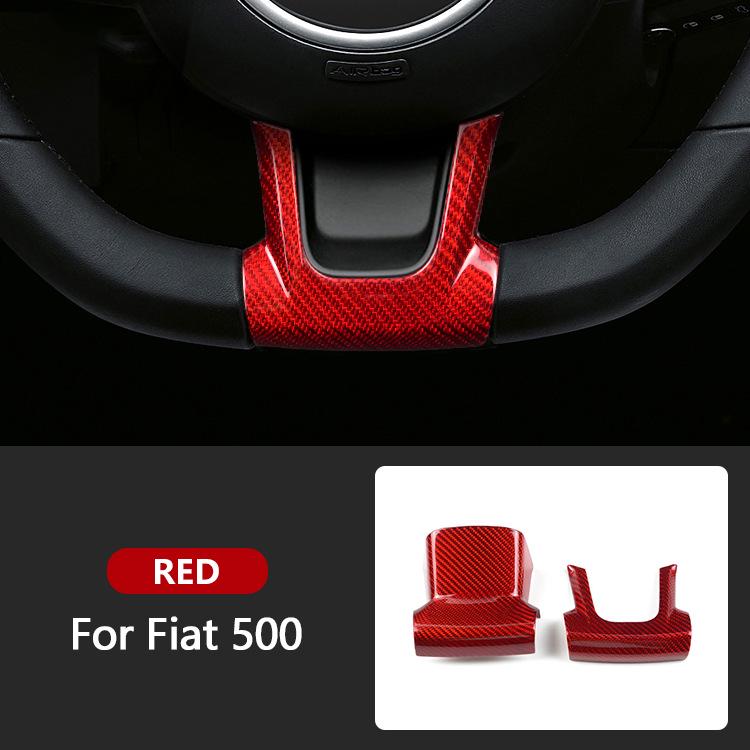 Fiat 500 ABARTH Steering Wheel Chin Sticker (Models 297+298)