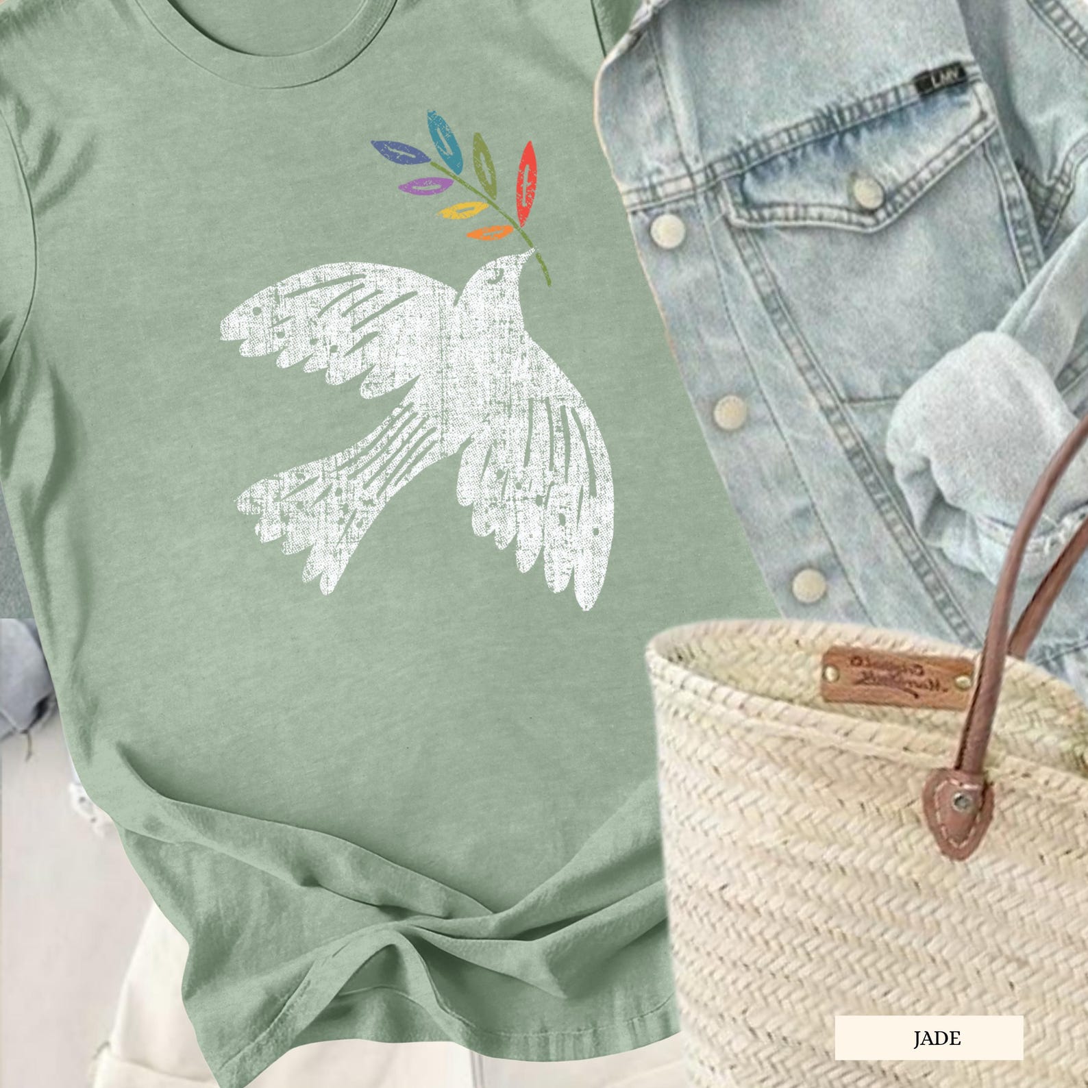 Peace Dove T-Shirt: Women s Boho Graphic Tee, cotton S-4X, freedom, love 4XL