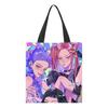 Girls Group Poster Printed Canvas Bag  Style Fan Support Zipper Handbag Women's Bag