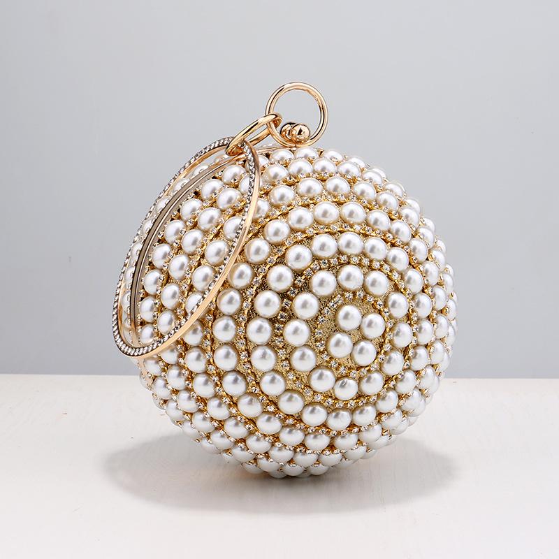 2026 Trendy Pearl Banquet Bag: Bridal Clutch & Crossbody Handbag