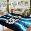 Crystal Velvet Square Rug Custom NameCoventry City Pattern Non Slip Home Floor Decor Rug