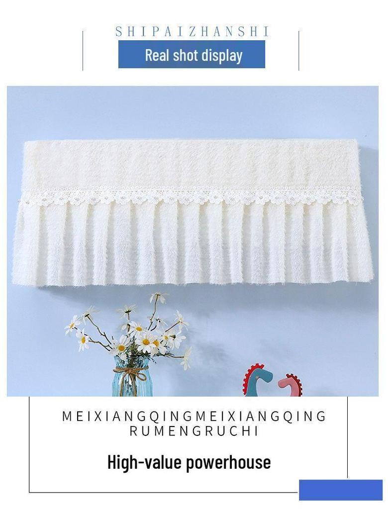 Universal Hanging Fabric Air Conditioner Dust Cover - New Year Design