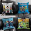 E-Ed Edd N Eddy Pillow Case Home Dorm Chair Back Short Plush Double-sided Printing Office Nap Time Cushion Cover