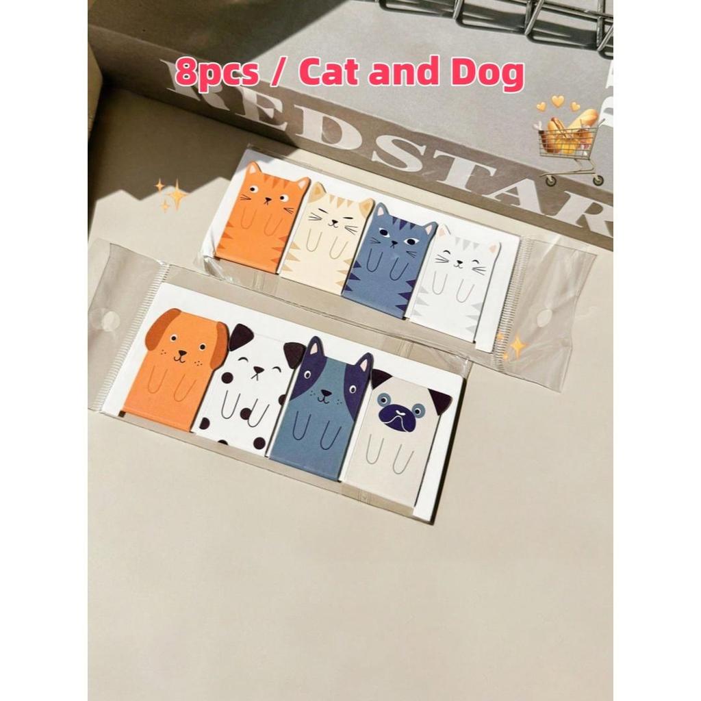 Creative Cartoon Animal Comic Magnetic Bookmarks Exquisite Cute Student Stationery Book Decor Gifts School Reading Books
