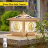 Solar Powered Waterproof Outdoor Pillar Light