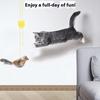 Simulation calling bird cat toy cat self-hi toy sounding bird teasing cat stick catnip toy pet supplies