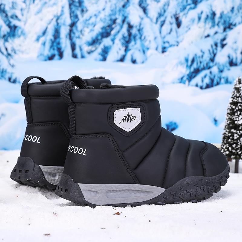 Winter Children's Fashionable Warm Cotton Shoes Outdoor Casual High Top Snow Boots Cotton Boots 26-37