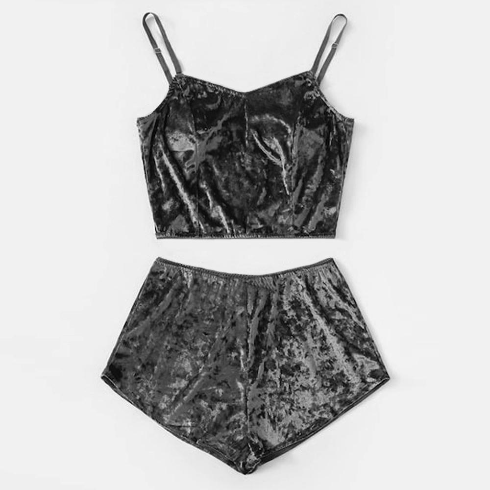 Buy Women's Pajama Sets Sexy Velvet 