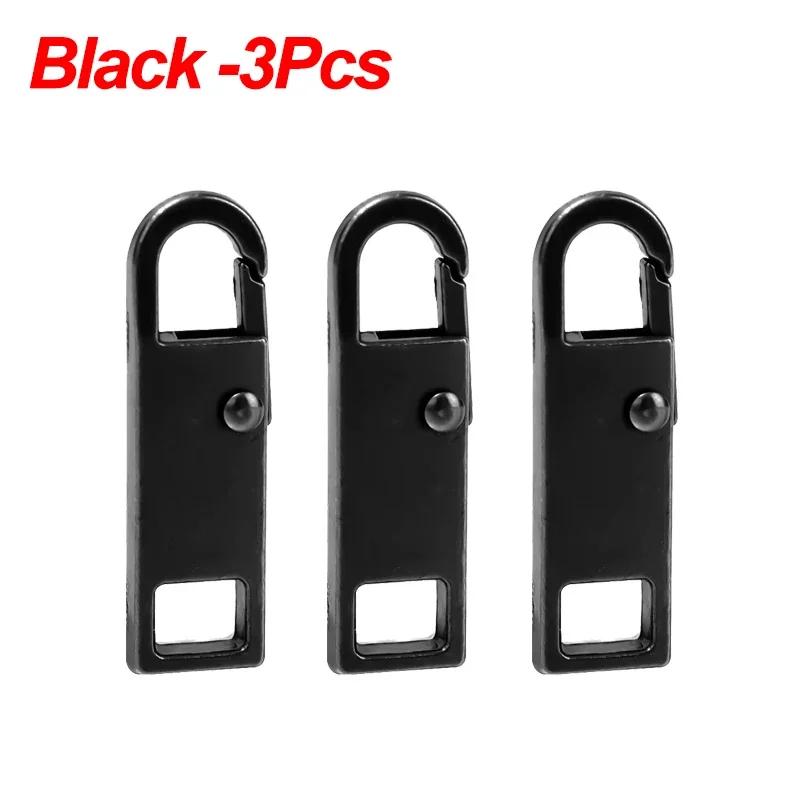 5/1Pcs Metal Zipper Pull Replacement Instant Repair Zipper Head Puller for Clothes Purse DIY Sewing Detachable Zipper Slider Tap