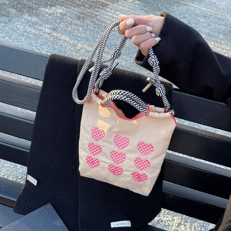 2025 Eco-friendly Japanese Embroidery Handbag: Spring Women's Fashion Cloth Bag – Shoulder, Crossbody, or Shopping Use.