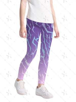 RUMI Dämonenmal Kinder Slim-Fit Leggings: Anime K-Pop Girlgroup Thema, Grenzüberschreitende Merchandise