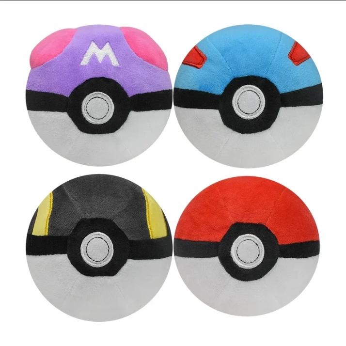 Pokemon Plush Keychain Pendant Poké Ball Gengar Charmander Psyduck Mew Jigglypuff Cartoon Kawaii sale Figure Toy Decor