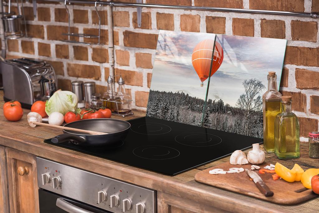 SZKLANA PŁYTA OCHRONNA NA KUCHENKĘ 85x52 BALON