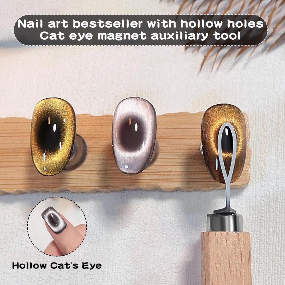 Magnetisches Cat Eye Nagelkunstwerkzeug - Multifunktionaler Gel-Nagellack-Magnet