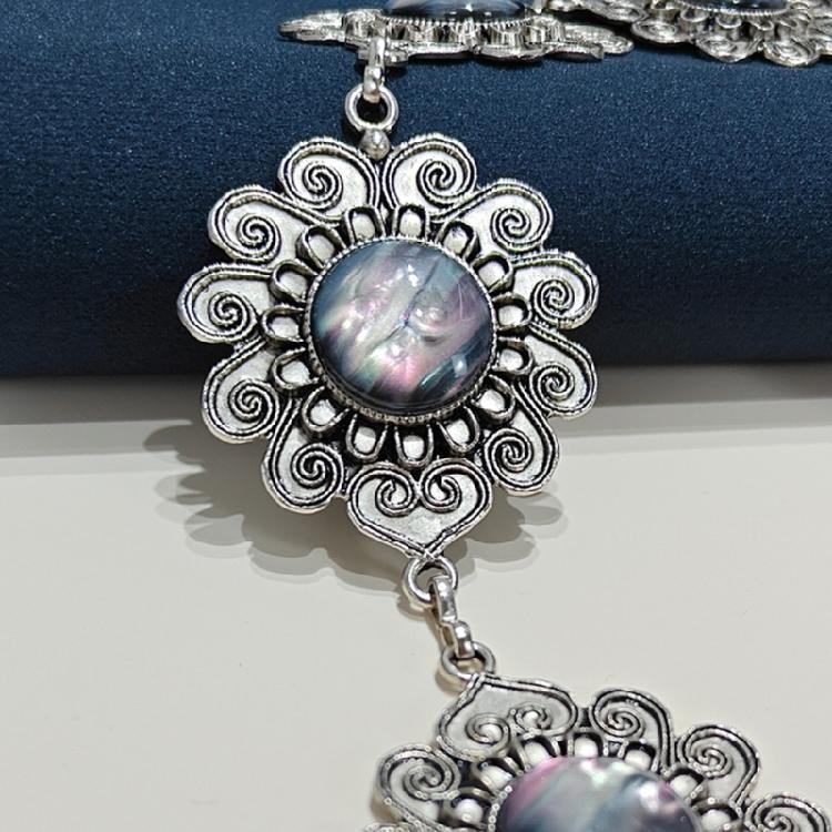 Adjustable Stone Embellished Waist Belt Bohemian Body Chain Waist Jewelry Accessory Gift for Women Outdoor Event