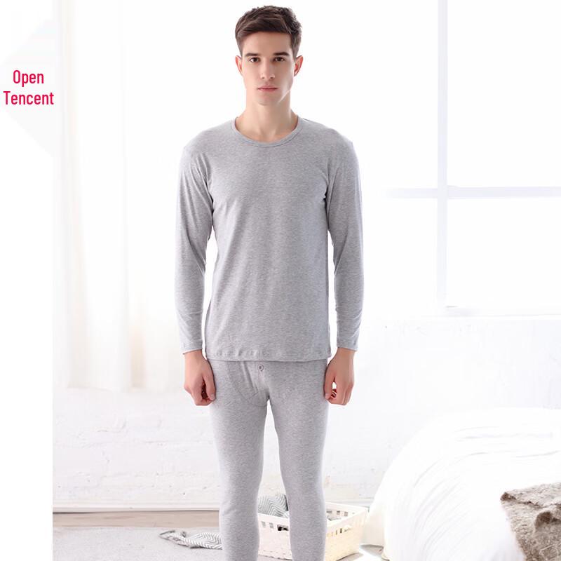 Fenteng Men's Pure Cotton Thermal Underwear Set