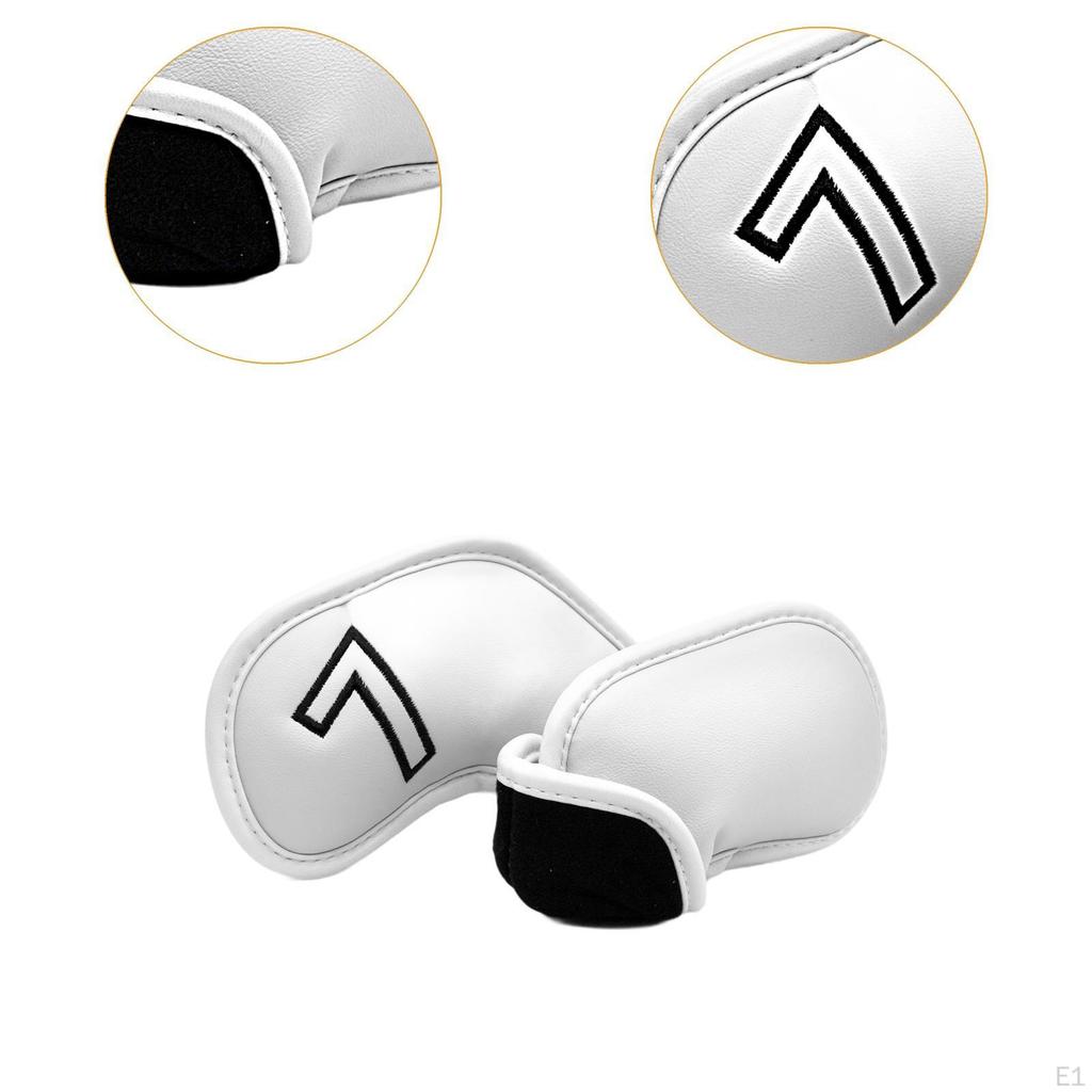 9 Pieces Golf Club Head Covers Accessories Premium Creative Golfer Equipment Fashion