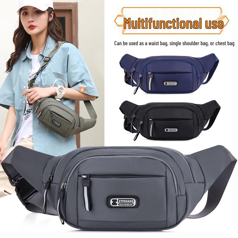 2024 Men's Waterproof, Wear-resistant Crossbody Belt Bag – Multifunctional Waist Bag for Mobile Phone & Work Use