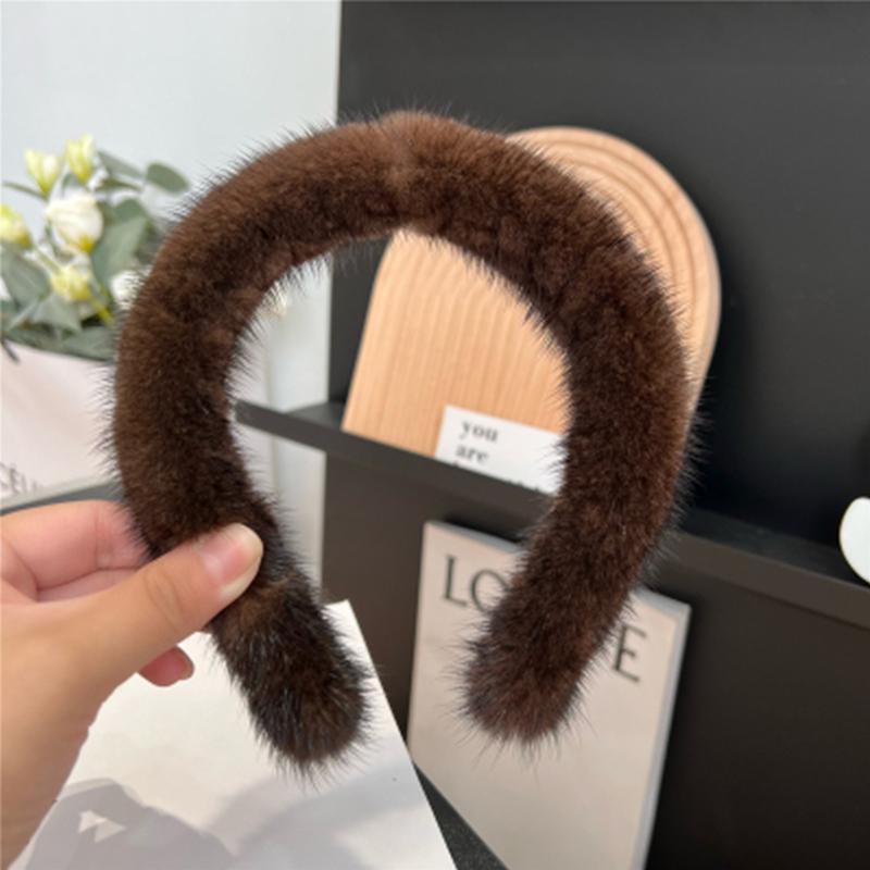 2022 Bentita de lux de iarnă pentru femei din blană de nurcă