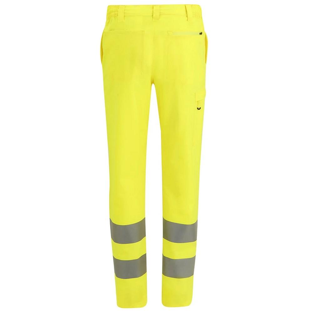 Regatta Professional Mens Pro Contract Stretch Hi-Vis Work Trousers