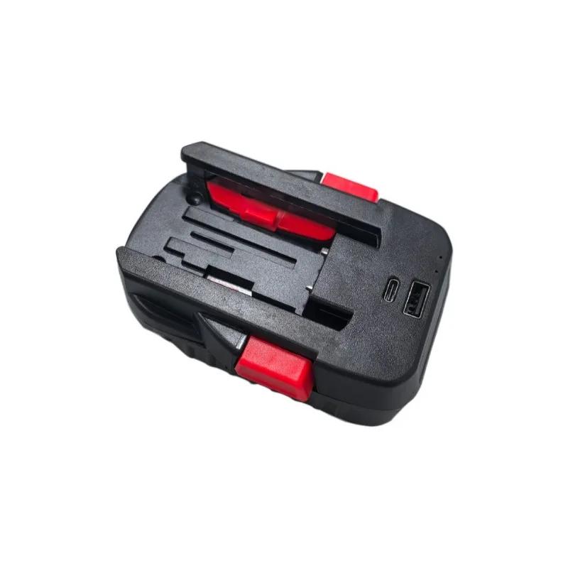 For Milwaukee V18 18V NI-CD Battery Tool(with Type C Port) For Milwaukee 18V and For Dewalt 20V Battery DM18V18 Battery Adapter