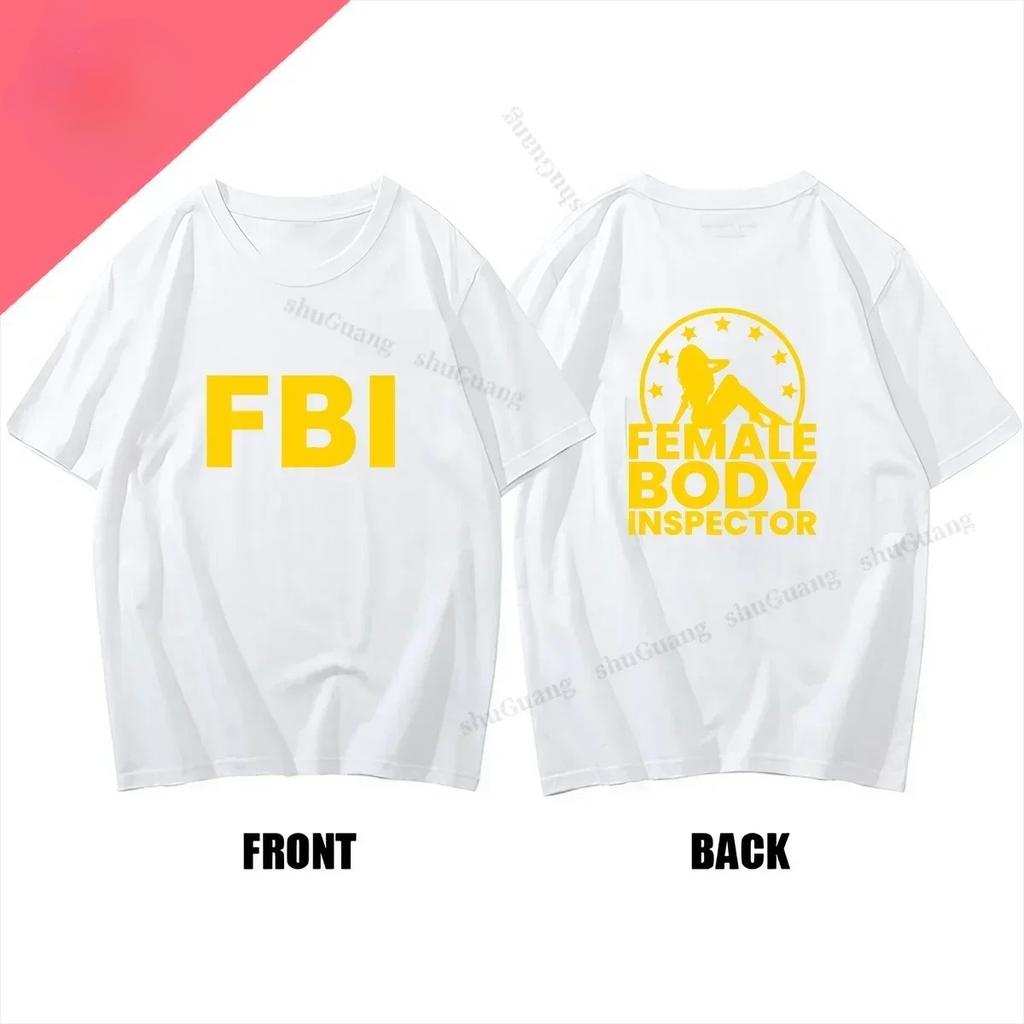 Funny T Shirt Adult Humor Clothing Female Inspector Print Tops Graphic T Shirts Short-sleev  Tee Ropa Hombre
