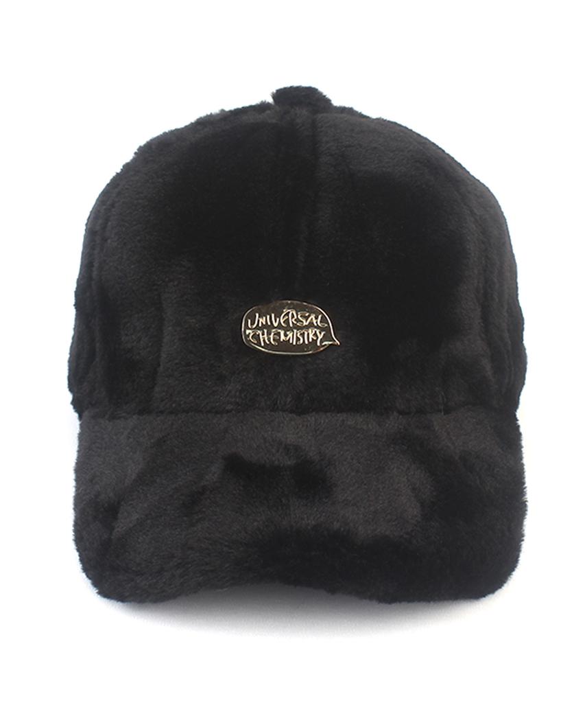 Yunibeosyeolkemiseuteuli Bubble Black Fur Ballcap