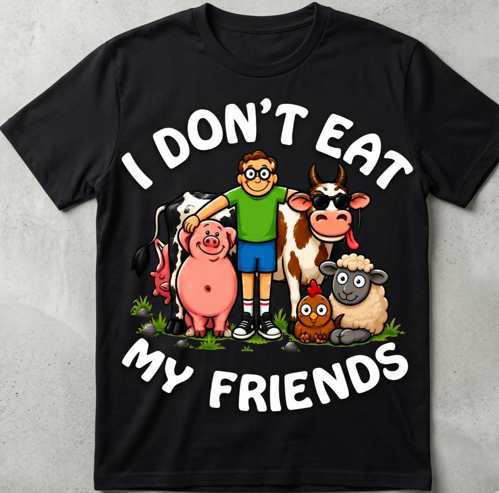 I Dont Eat My Friends Tshirt Worn By Morrissey Bernard Shaw Free UK Delivery