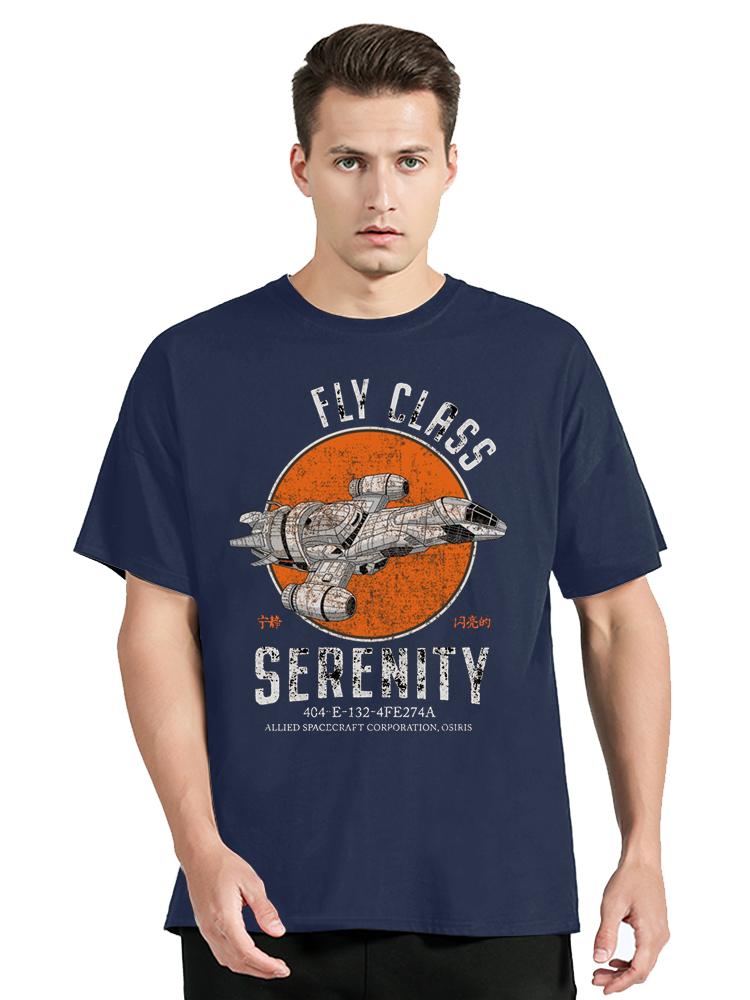 Joss Whedon's Classic Men's Clothing Oversized T-shirt Tops Firefly Serenity TV Streetwear Fashion Cotton Tshirt Casual T Shirt